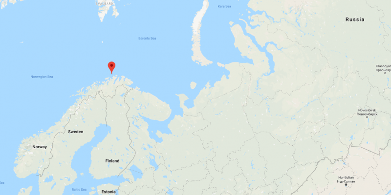Norway Russia whale location