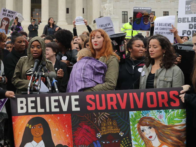 believe survivors sexual assault march