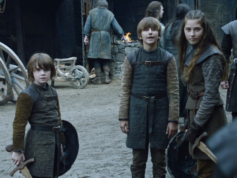 Benjen Ned and Lyanna Stark Game of Thrones season 6