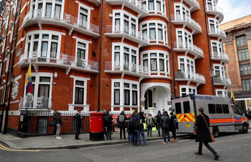 julian assange arrest ecuador embassy london