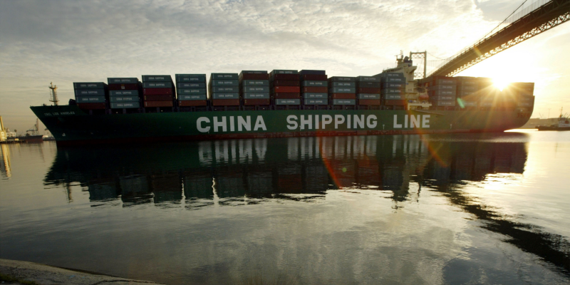 China shipping container us trade war