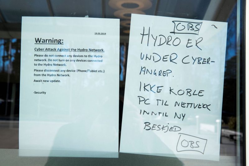Norsk Hydro cyber attack