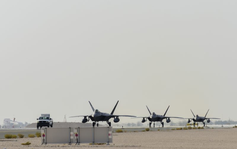 F-22s in Qatar
