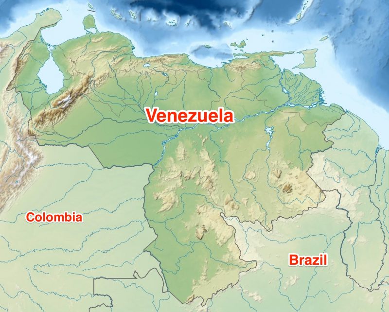 venezuela topography