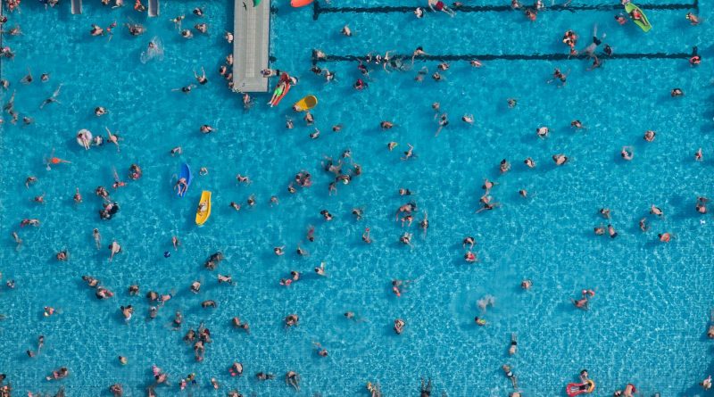 pool swimming germany europe heat wave