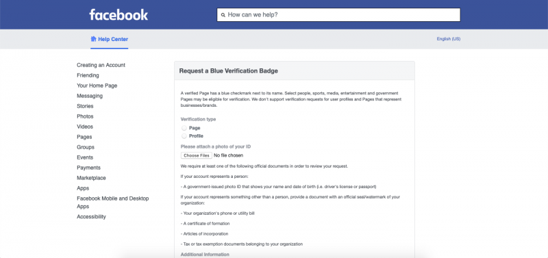 1 HOW TO GET VERIFIED FACEBOOK