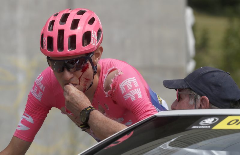 Van Garderen crashes out of Tour de France