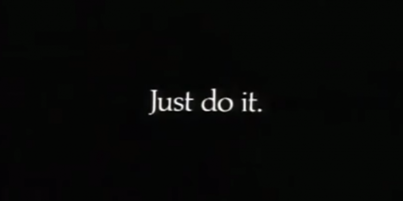 Nike debuted the slogan in a 1988 commercial about an 80-year-old runner named Walt Stack. The brand's sales subsequently exploded.