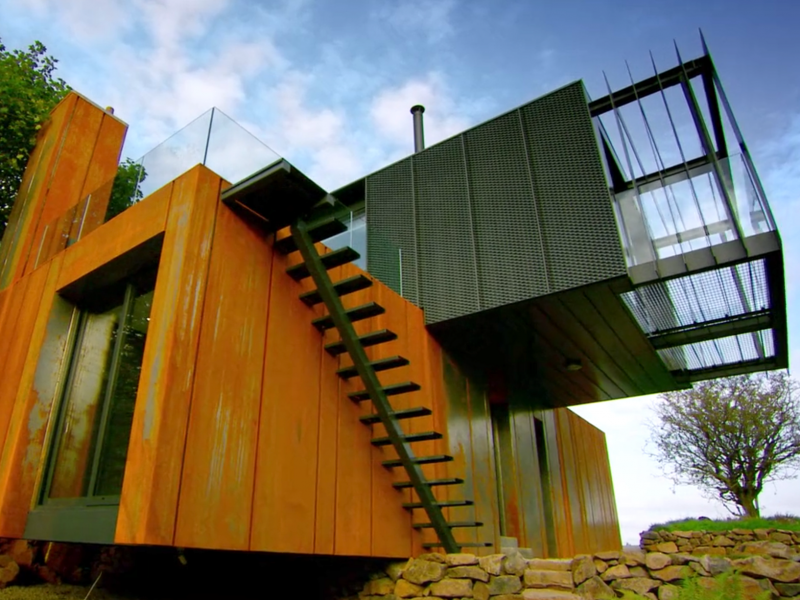 Grand Designs season 12 on Netflix shipping container house Channel 4