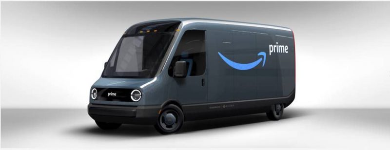 Amazon Rivian delivery vans