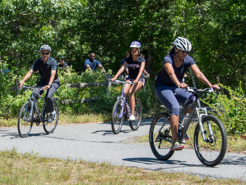 michelle obama bike ride