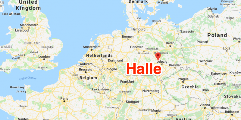 Halle map
