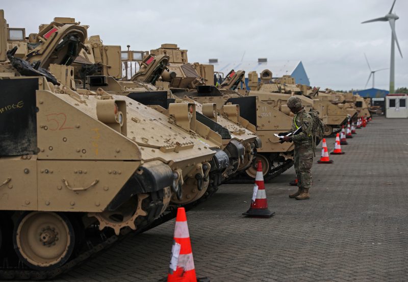 US Army Netherlands tanks