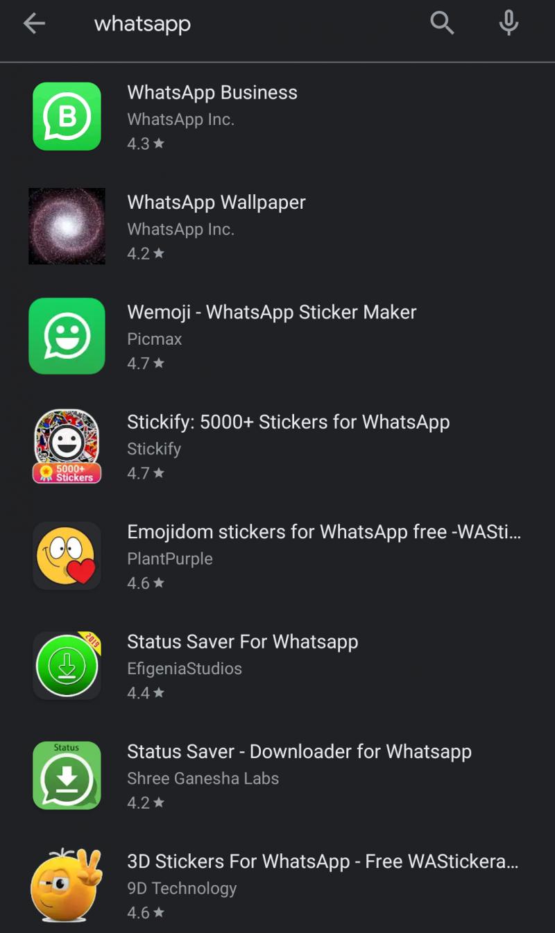 WhatsApp vanished