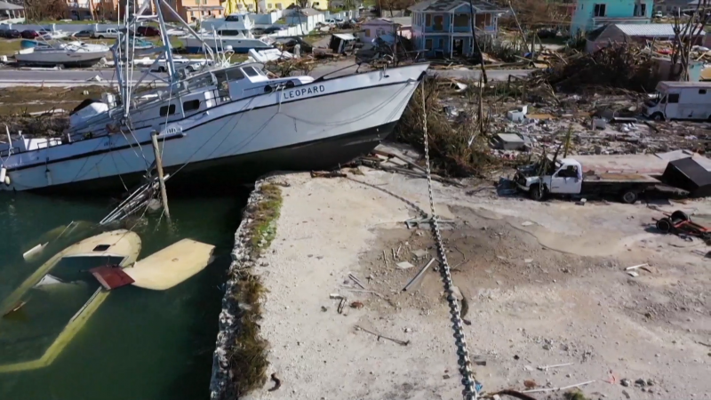 Bahamas Hurricane Dorian destruction