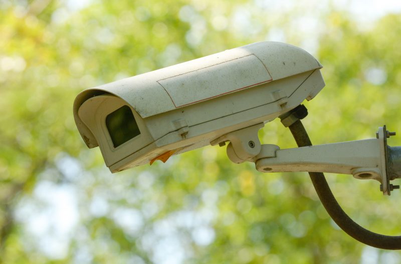 CCTV IP camera.