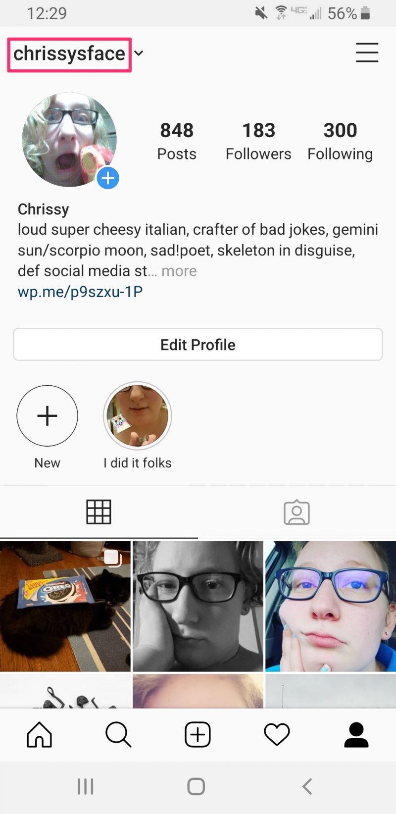 What is my Instagram URL