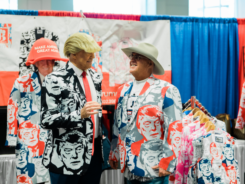 Trump apparel at Politicon