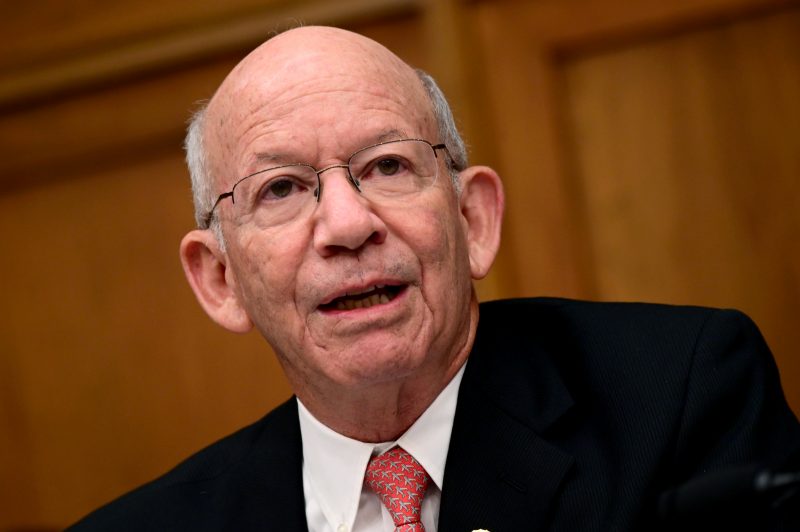 FILE PHOTO: Representative Peter DeFazio (D-OR) speaks during a House Transportation and Infrastructure Aviation Subcommittee hearing on 