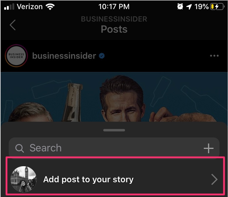 How to change background color on Instagram Story with photo