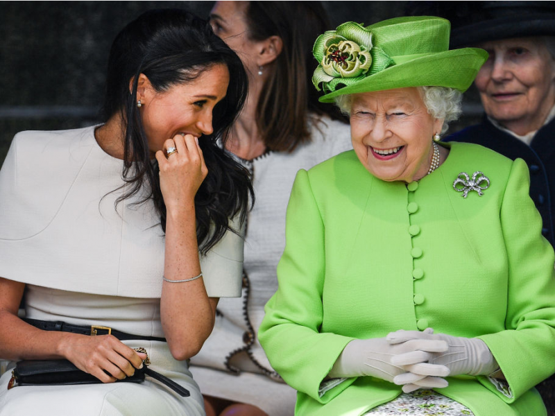 Meghan Markle and the queen