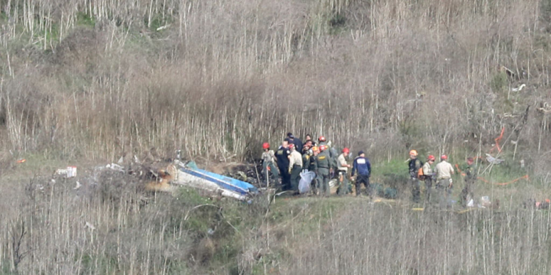 kobe helicopter crash site