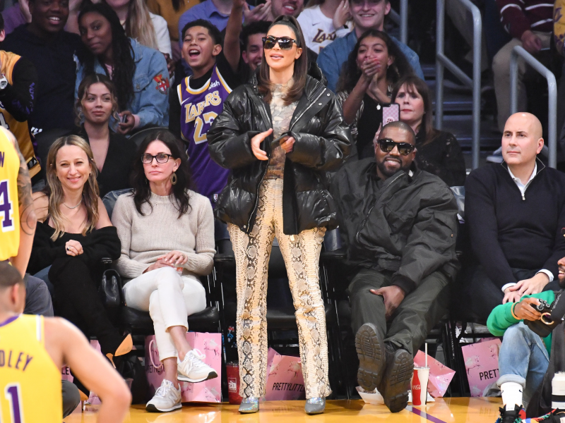 Kim Kardashian Lakers Game