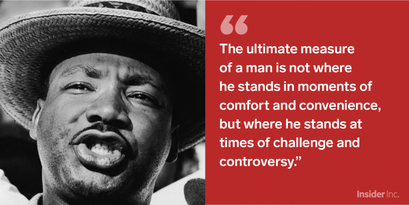 12 inspiring quotes from Martin Luther King Jr.