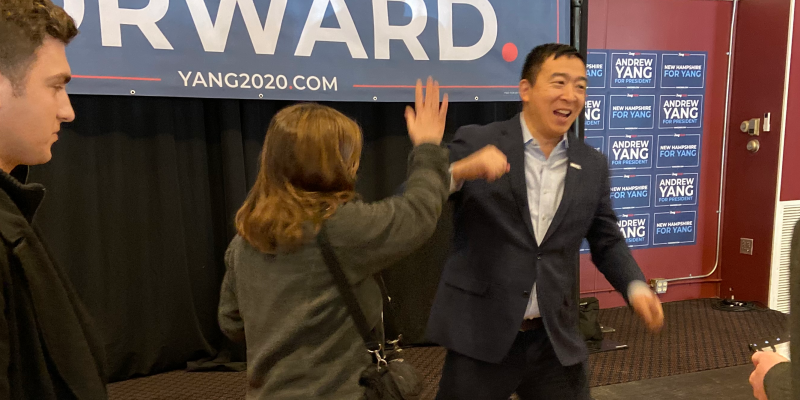 Andrew Yang New Hampshire 2020