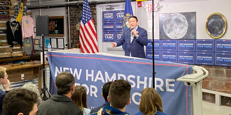 Andrew Yang New Hampshire January 2020
