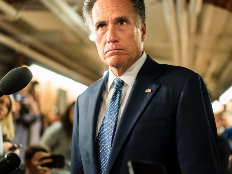 Senator Mitt Romney in January 2020.