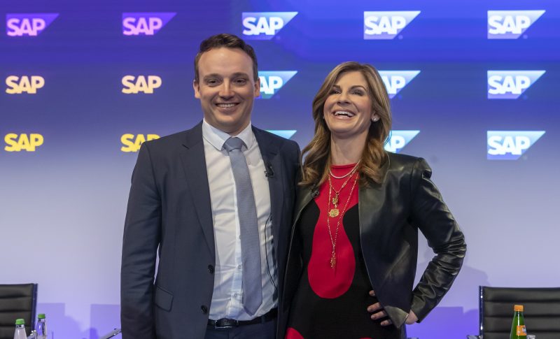Christian Klein en Jennifer Morgan, de co-CEO's van SAP.