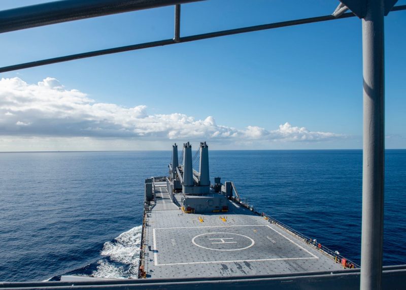 Navy sealift cargo ship