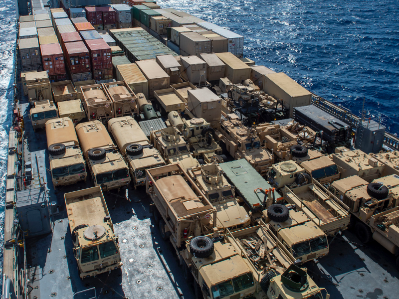 Military Sealift Command Navy cargo Atlantic Ocean