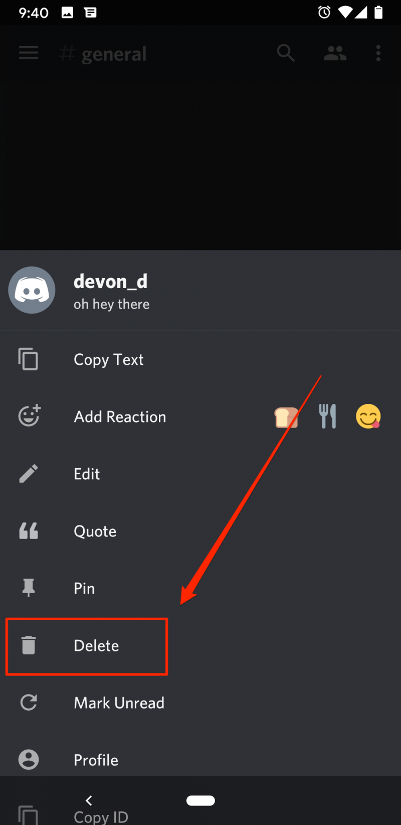How to delete Discord messages on a computer or mobile device