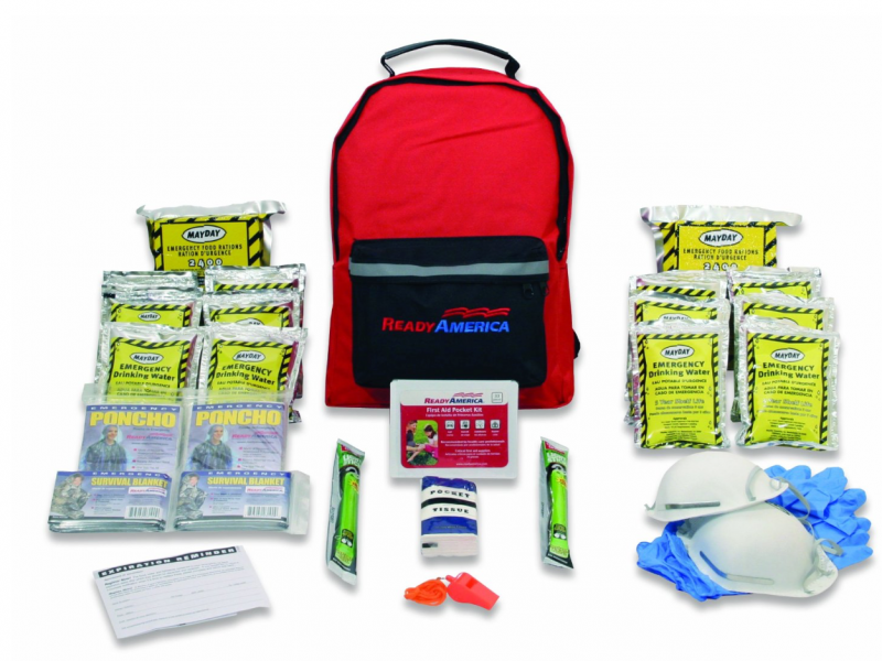 Proster First Aid Kit 242 Piece 2 in 1 Emergency Survival Kit Bag Includes 2 Pcs Emergency Blanket for Home Car Camping Office Boat Traveling Etc