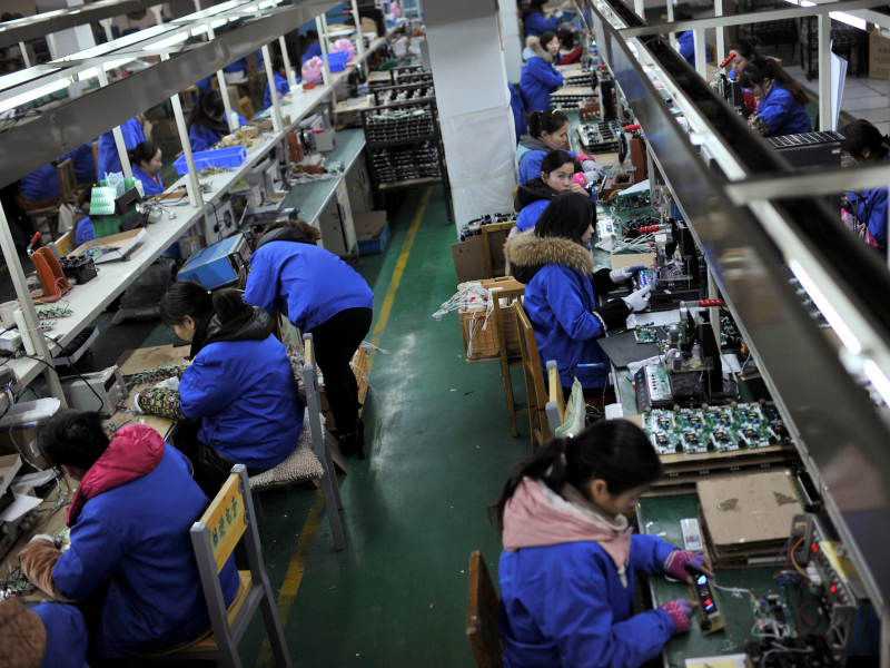 electronics china factory