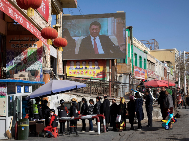 Xinjiang checkpoint