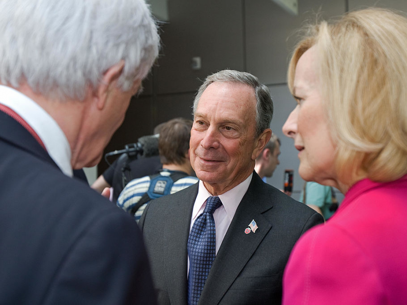 Al Hunt, Judy Woodruff, and Mike Bloomberg