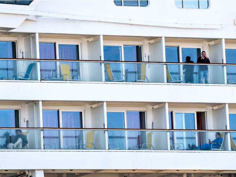 Aidadiva cruise ship was at port with crew members stuck due to coronavirus