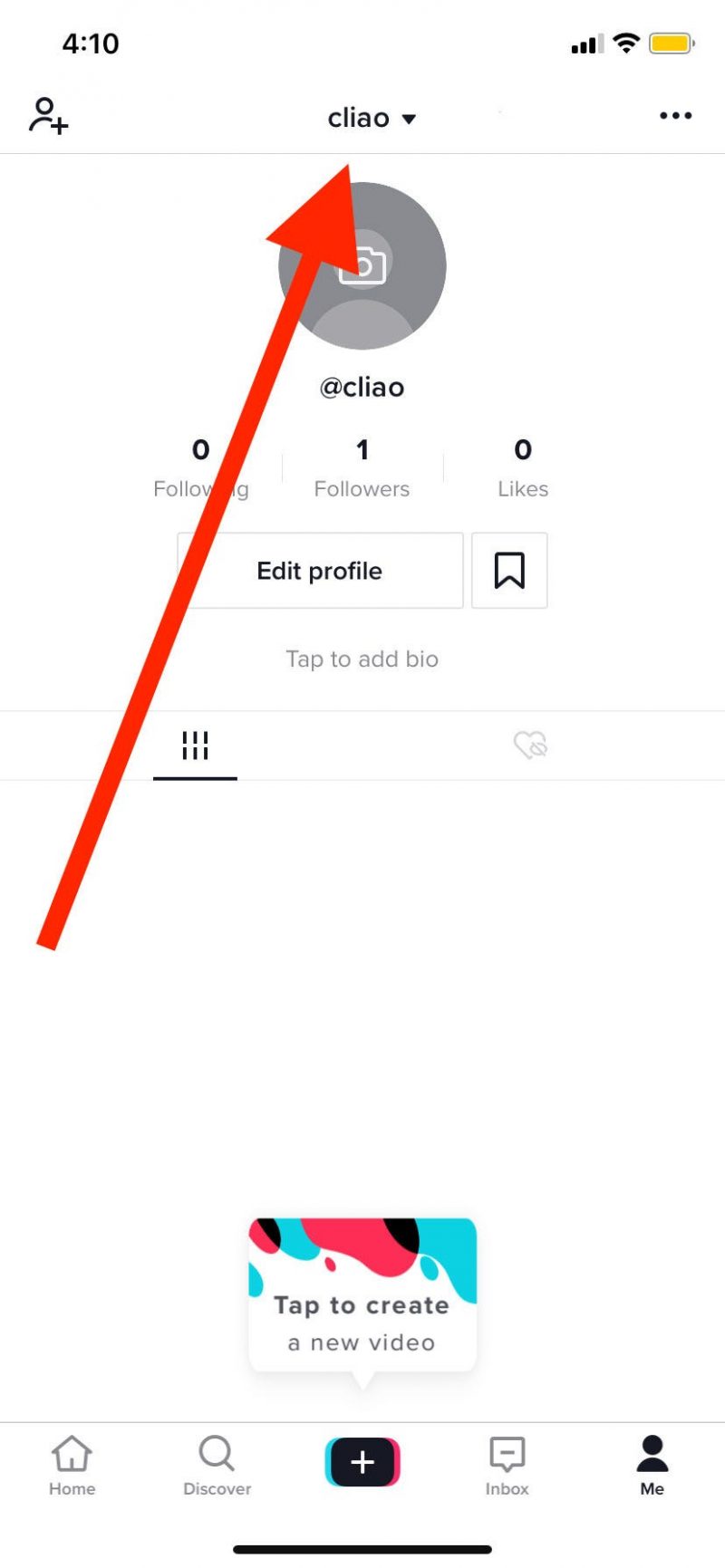 How to make a new account on TikTok
