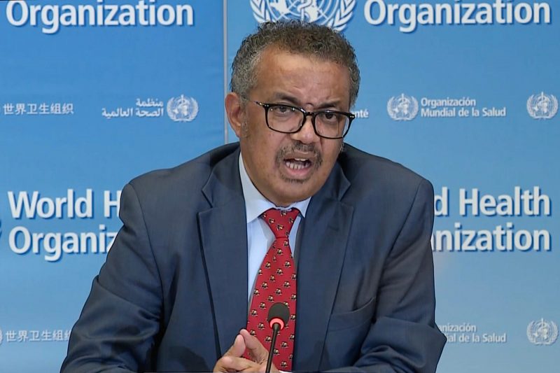 WHO director general Tedros