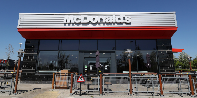 McDonalds coronavirus lockdown