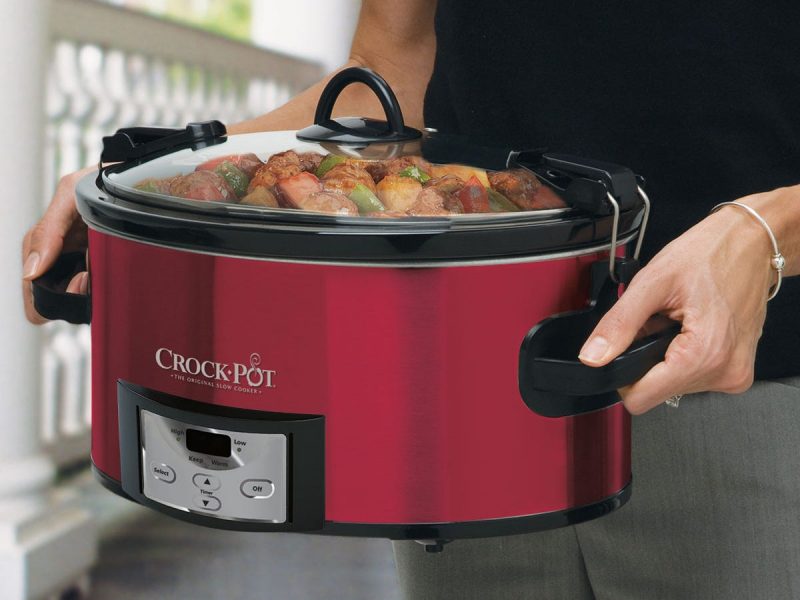 Crock-Pot SCCPVL610-S-A 6-Quart Cook & Carry Programmable Slow Cooker