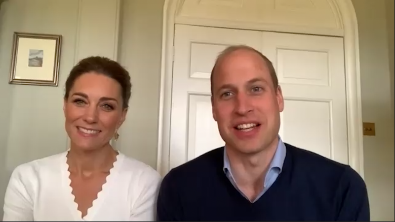 prince william kate middleton zoom call