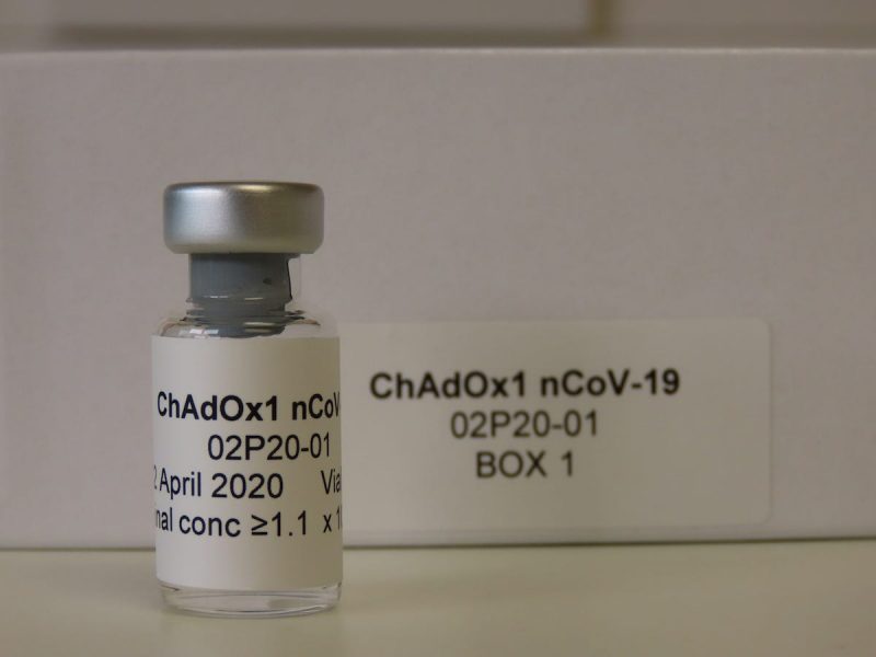 coronavirus vaccine vial oxford vaccine group