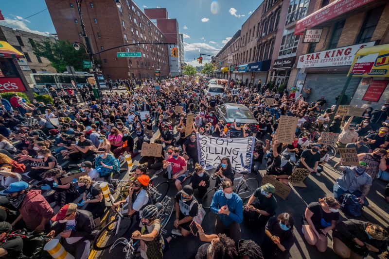 New york city protest brooklyn nyc