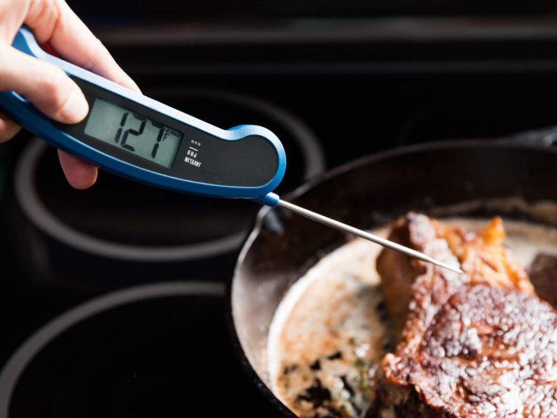 Lavatools PT09 Commercial Grade Digital Kitchen Instant Read Meat Thermometer Regular, Sesame