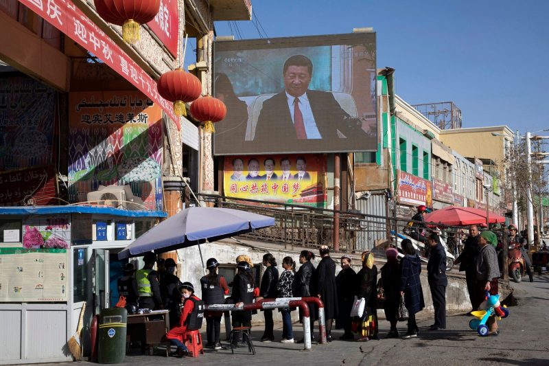 Xinjiang checkpoint
