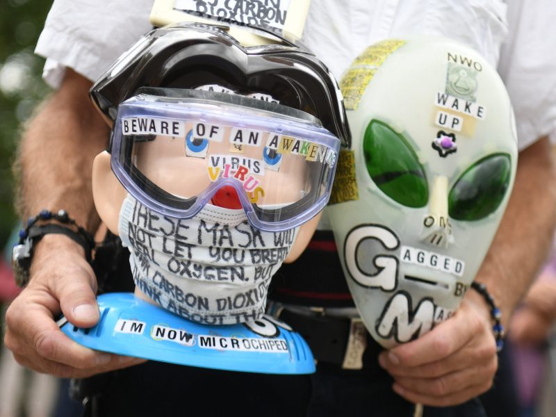 coronavirus mask protest london